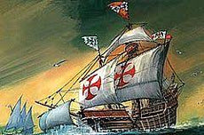 Zvezda-1/350 "Santa Maria" Christopher Columbus Flagship