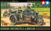 Tamiya -1/48 German Motorcycle & Sidecar