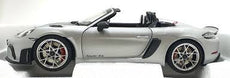 Norev 1/18 Porsche 718 Spyder RS Weissach Pack GT- 2023 (Silver Metallic)