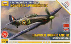 Zvezda-1/72 Tiger I  Hawker Hurricane IIC