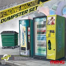 Meng 1/35 Vending Machine Dumpster Set