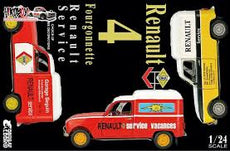 Ebbro 1/24 Renault 4 Fourgonnette Renault Service