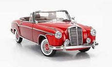 Sun Star 1/18 1960 Mercedes-Benz 220SE Cabriolet (Dark Red)