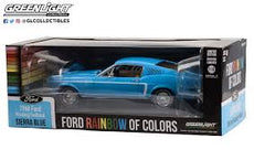 GreenLight 1/18 1968 Ford Mustang Fastback (Sierra Blue)