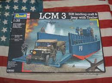 Revell 1/35 D-Day Set (LCM 3 & Jeep) Limited Edition