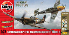 AirFix-1/72 Supermarine Spitfire Mk.la Messerschmitt Bf109E-4