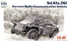 ICM- 1/72 Sd.Kfz.261 (German Radio Communication Vehicle)