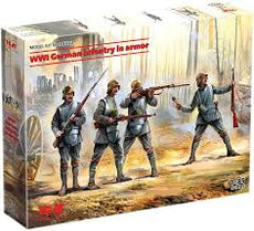 ICM- 1/35 WWI German Infantry in Armor