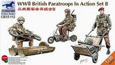 Bronco 1/35 WWII British Paratroops In Action Set B