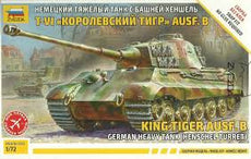 Zvezda-1/72 King Tiger AUSF.B German Heavy Tank (Henschel Turret)