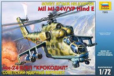Zvezda-1/72 Soviet Attack Helicopter MI-24V/VP HindE