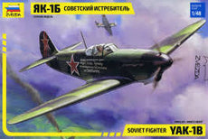 Zvezda-1/48 Yak-1B Soviet Fighter