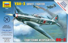 Zvezda-1/72 Yak-3 Soviet Fighter