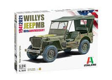 Italeri 1/24 Willys Jeep MB 1941-2021