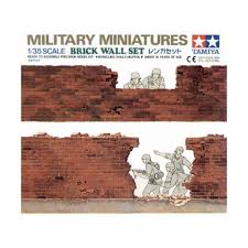 Tamiya -1/35 Military Miniatures Brick Wall Set