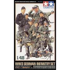 Tamiya -1/48 WWII German Infantry Set