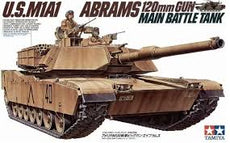 Tamiya -1/35 M1A1 Abrams 120mm Gun Main Battle Tank