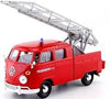 Motor Max 1/24 Volkswagen Type 2 (T1) Fire Truck with Aerial Ladder