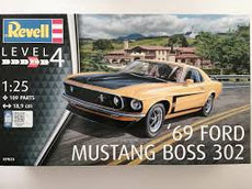 Revell 1/25 1969 Ford Mustang Boss 302