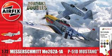 AirFix-1/72 Messerschmitt Me262A-1A P-51D Mustang