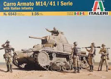 Italeri 1/35 Carro Armato M14/ 41 I Serie with Italian Infantry
