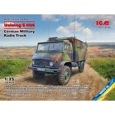 ICM- 1/35 Unimog S 404 (German Military Radio Truck)