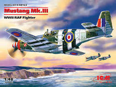 ICM- 1/48 Mustang Mk.III (WWII RAF Fighter)