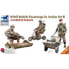 Bronco 1/35 WWII British Paratroops In Action Set B