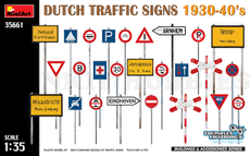 MiniArt- 1/35 Dutch Traffic Signs 1930-407s