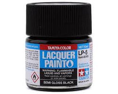 LP-5 Semi Gloss Black Lacquer Paint