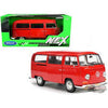 Welly 1/24 Volkswagen Bus T2 1972 Red