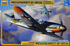 Zvezda-1/48 Messerschmitt BF-109 G6 German Fighter Aircraft