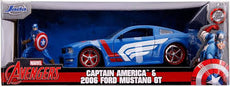 Jada 1/24 Captain America & 2006 Ford Mustang GT