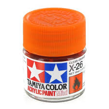 X-26 Clear Orange Acrylic Paint
