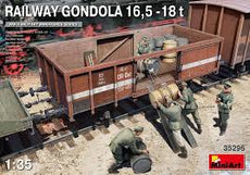 MiniArt- 1/35 Railway Gondola 16,5-18t