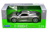 Welly 1/24 Porsche 918 Spyder Silver