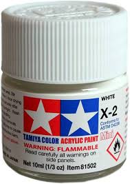 X-2 White Acrylic Paint