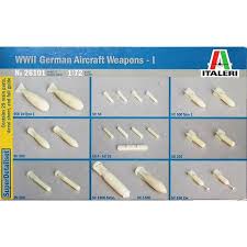 Italeri 1/72 WWII German Aircraft Weapons - 1