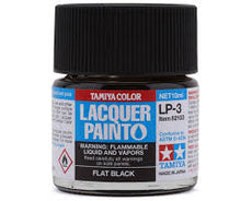 LP-3 Flat Black Lacquer Paint
