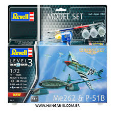 Revell 1/72 Me262 & P-51B