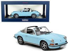 Norev 1/18 Porsche 911 S Targa 1973 (Light Blue)