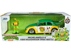 Jada 1/24 Michaelangelo & 1959 Volkswagen Drag Beetle