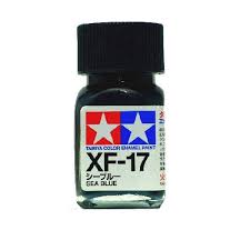 XF-17 Flat Sea Blue Enamel Paint
