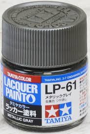 LP-61 Metallic Gray Lacquer Paint