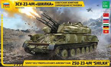 Zvezda-1/35 Soviet Self Propelled Anti-Aircraft Gun ZSU-23-4M "Shilka"