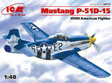 ICM- 1/48 Mustang P-51D-15 (WWII American Fighter)