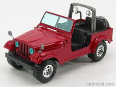 Bburago 1/24 1980 Jeep Wrangler CJ-7 Red
