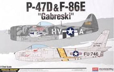 Academy 1/72 P-47D & F-86E "Gabreski"