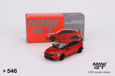 Mini GT - Honda Civic TYPE R Rallye Red 2023 W/Advan GT Wheel (1/64 Scale Model)