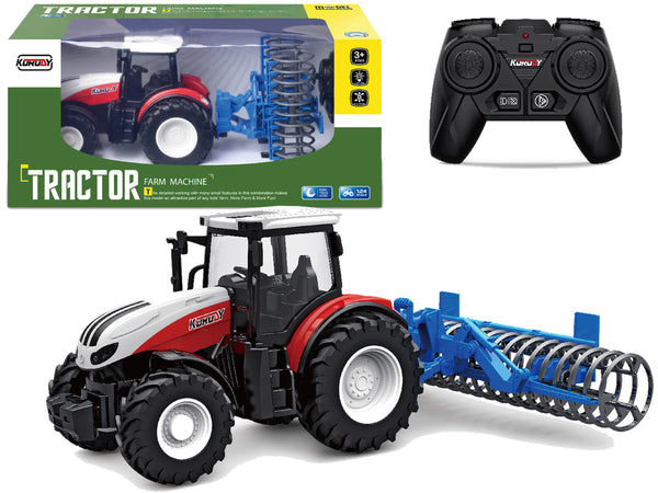 Remote-controlled tractor with grab handle Blue – GP Models